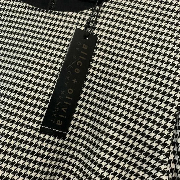 ALICE + OLIVIA Delora Houndstooth Check Dress - Picture 7 of 9